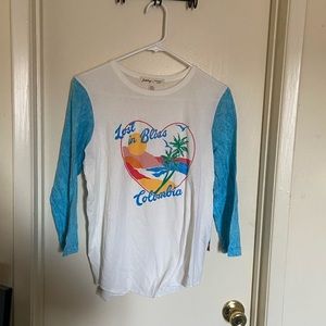 NWT Billabong x Sincerely Jules Lost in Bliss Baseball Tee